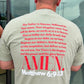 Emphasis on the Words in Red T-Shirt | Comfort Colors