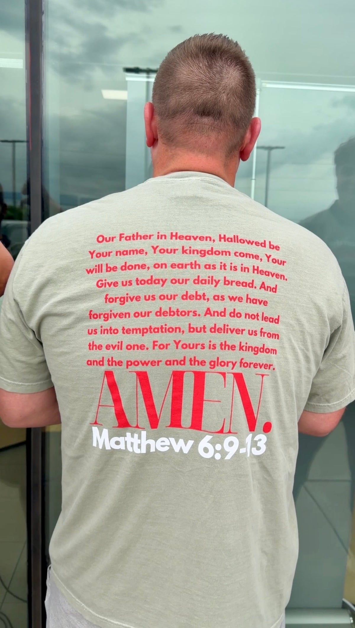 Emphasis on the Words in Red T-Shirt | Comfort Colors